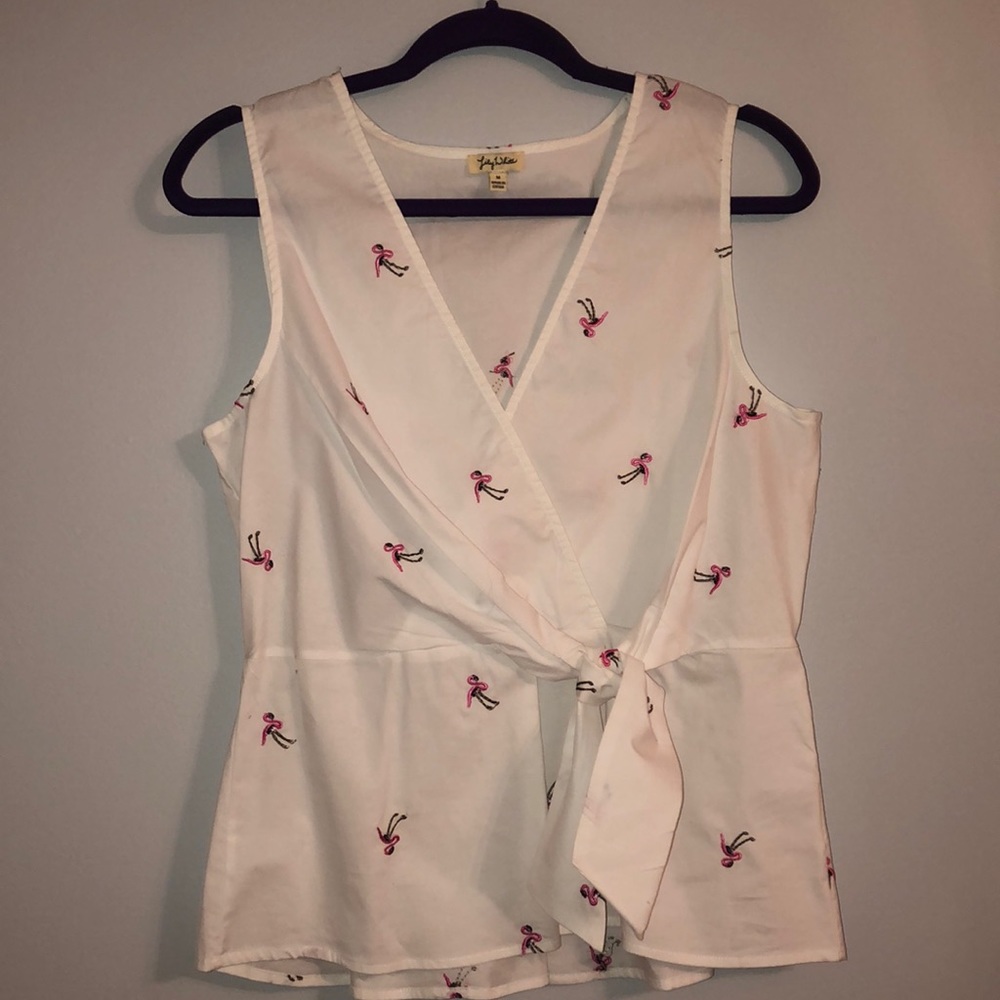 Flamingo Summer Blouse